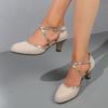Neue bequeme Tanzschuhe für Erwachsene, High-Heel-Tanzschuhe, atmungsaktive Square-Dance-Schuhe, Bühnenauftritt, Walzer