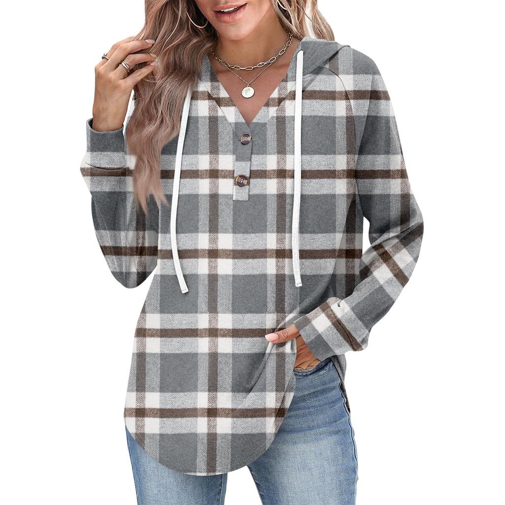 Women's Fashion Women's Lightweight Long Sleeve Pullover With Pockets Preppy Graphic Hoodie
