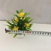 Artificial Flower Potted Plant - Fake Flower Model for Wedding Party Decoration Home Office Ornament Plastic Simulation Greenery