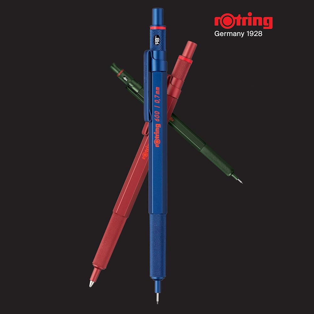 RotRing Rotling Ballpoint Pen, Permanent 600, Iron Blue, 2114262, Regular Imported