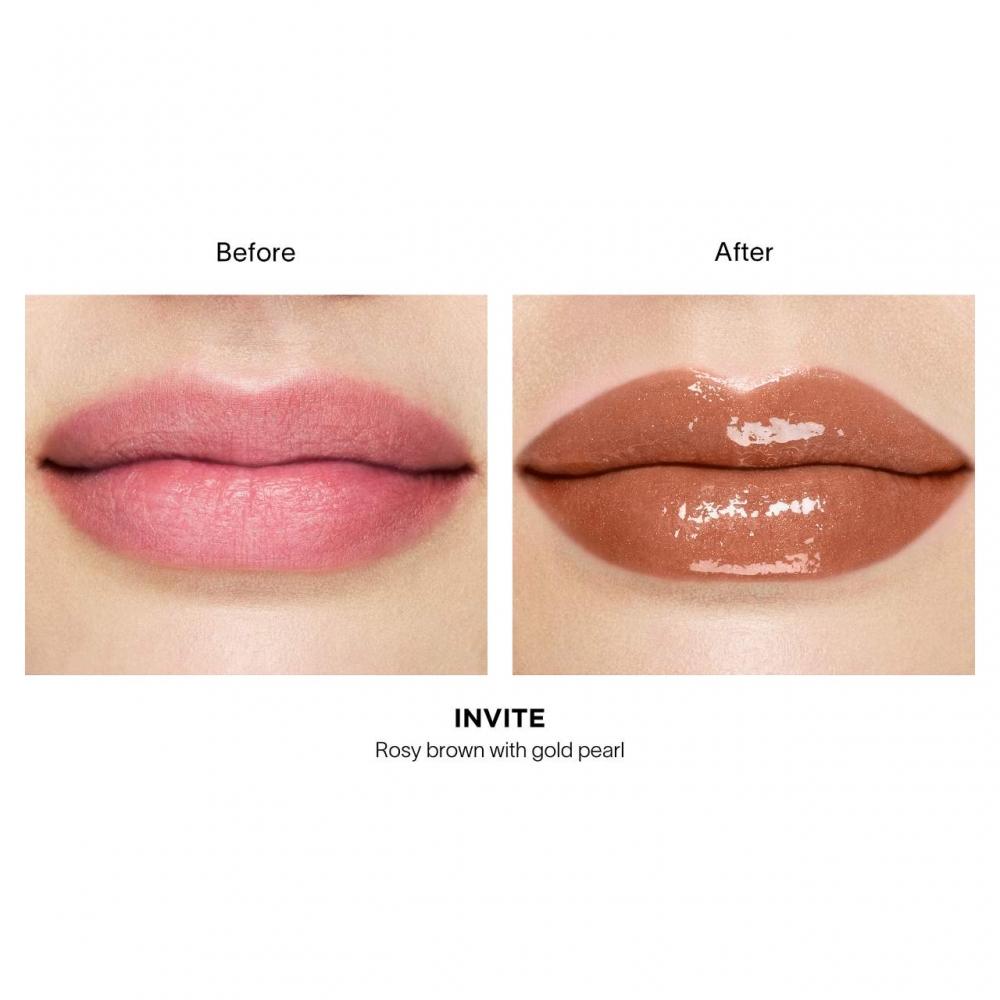 HourGlass Phantom VolumizinG Glossy Lip Balm .05 Oz   1.7 G Invite 80 Rosy Brown With Gold Pearl