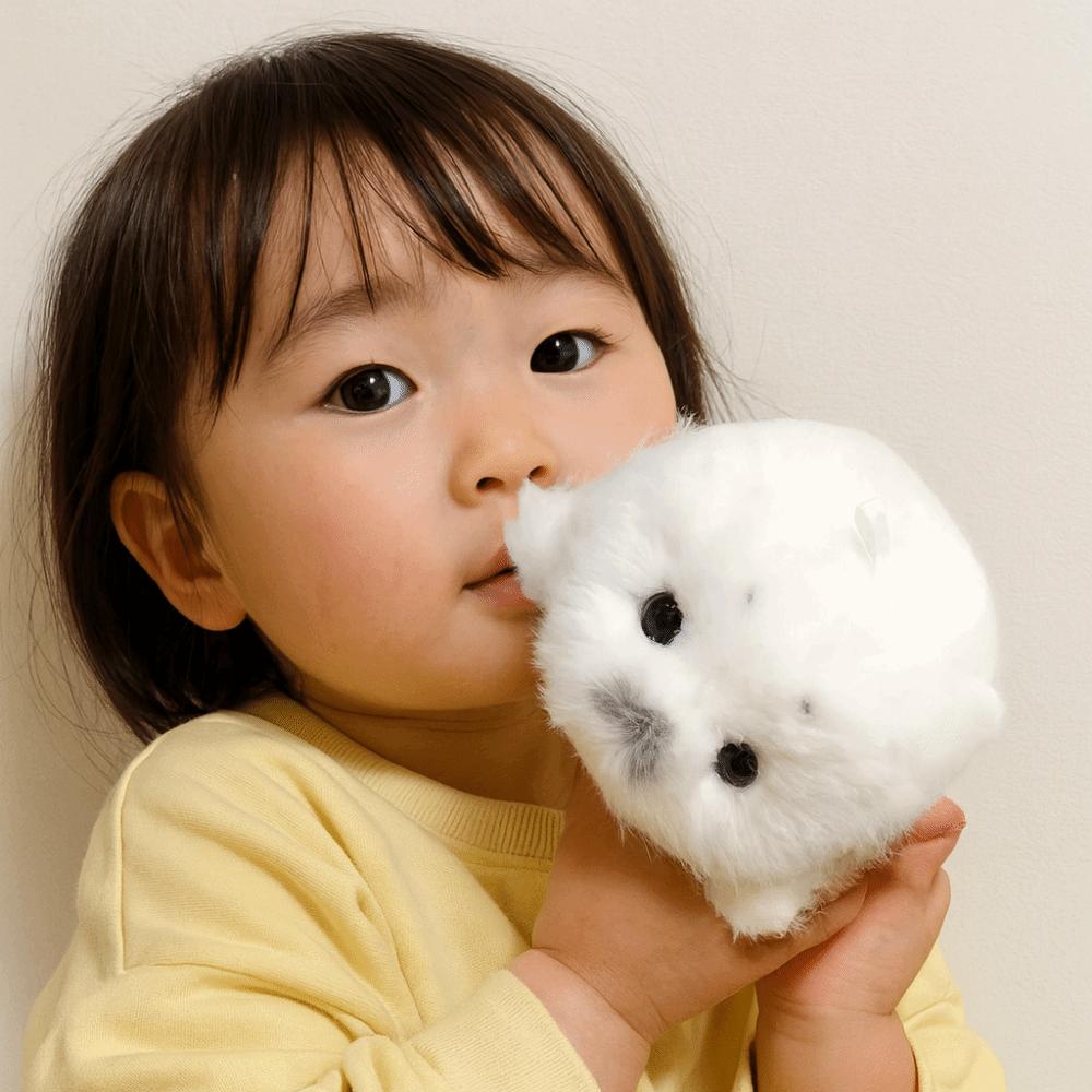 2 Stück Robben-Puppe im Simulationsstil Weiches Material Robben-Anhänger Cartoon-Taschenanhänger Geschenkidee