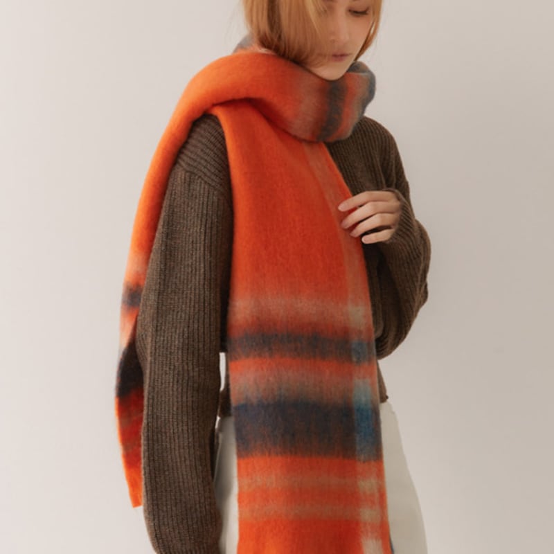 J.LARUEN Weicher Karomuffler (6 Farben)