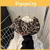 Fashionable Fall Moon Bag For Women Stylish Animal Print Shoulder Handbag
