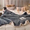 Thickened Warm Flannel Coral Fleece Duvet Cover - Plush Milk Velvet Quilt Cover for Dormitory