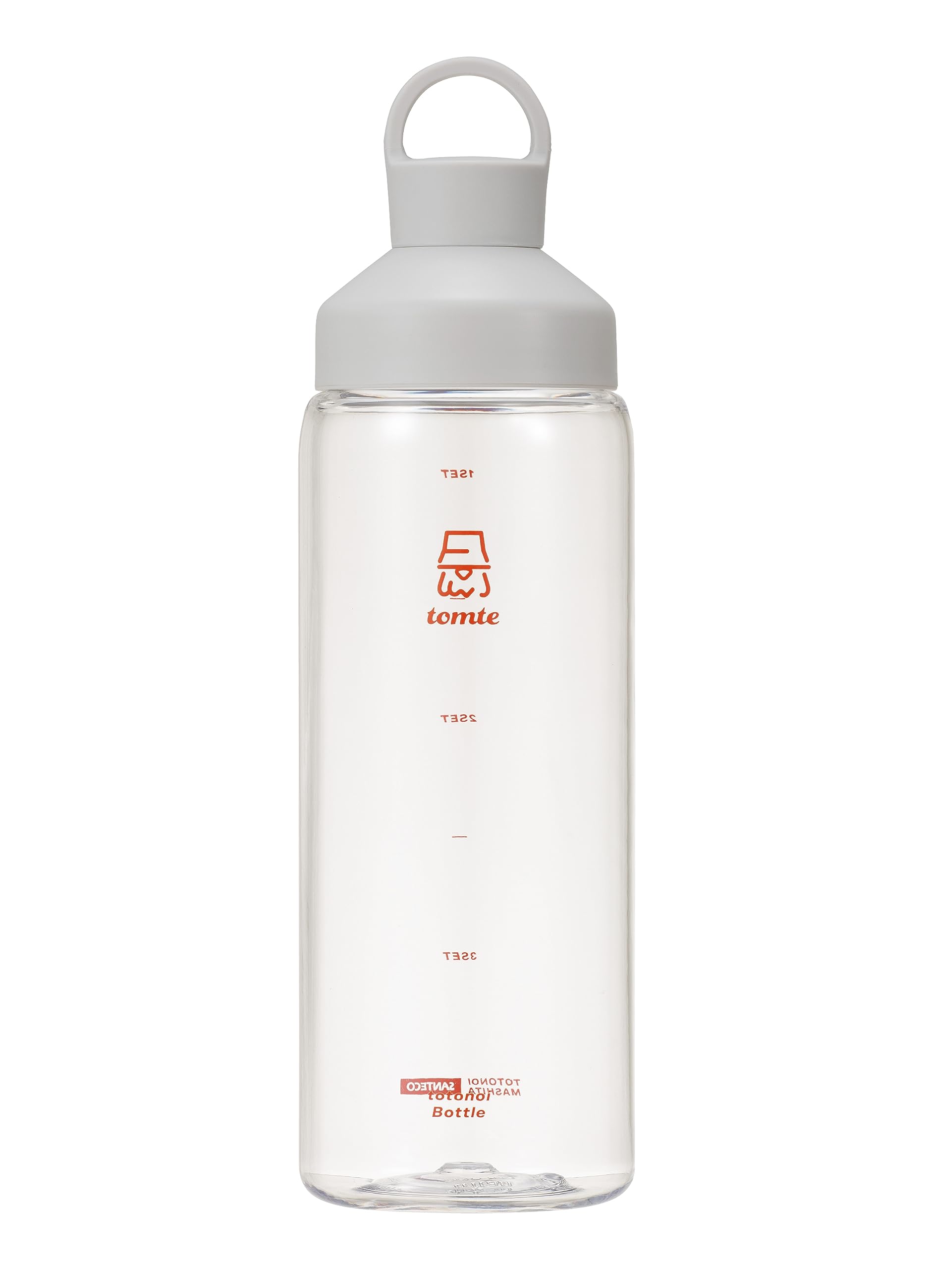 

CB JAPAN Water Bottle, White, with Memory Stick, 1 Liter, Lightweight, Portable, Made of Tritan, BPA-Free, My Sauna Tonoi Bottle, tomte