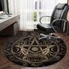 Star Floral Vintage Design Carpet Living Room Study Bedroom Carpet Sofa Chair Carpet Lightweight Carpet Home Decor