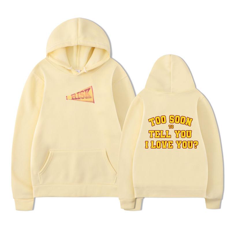 Risk Too Soon To Tell You I Love You Hoodies Gracie Ab Ram Long Sleeve Sweatshirts Women Harajuku Streetwear Sudaderas