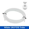 For Bambu Lab Ptfe Tube 2 5mm 4mm P1S P1P AMS A1 Mini 3D Printer Teflonto Pipe X1C Bambulab Ptfe Connector White Grey AMS LITE