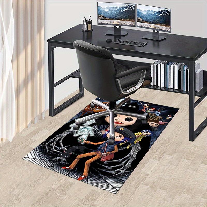 Office Carpet Coraline Theme Sofa Rug for Living Room, Chair Mat Protection Underneath