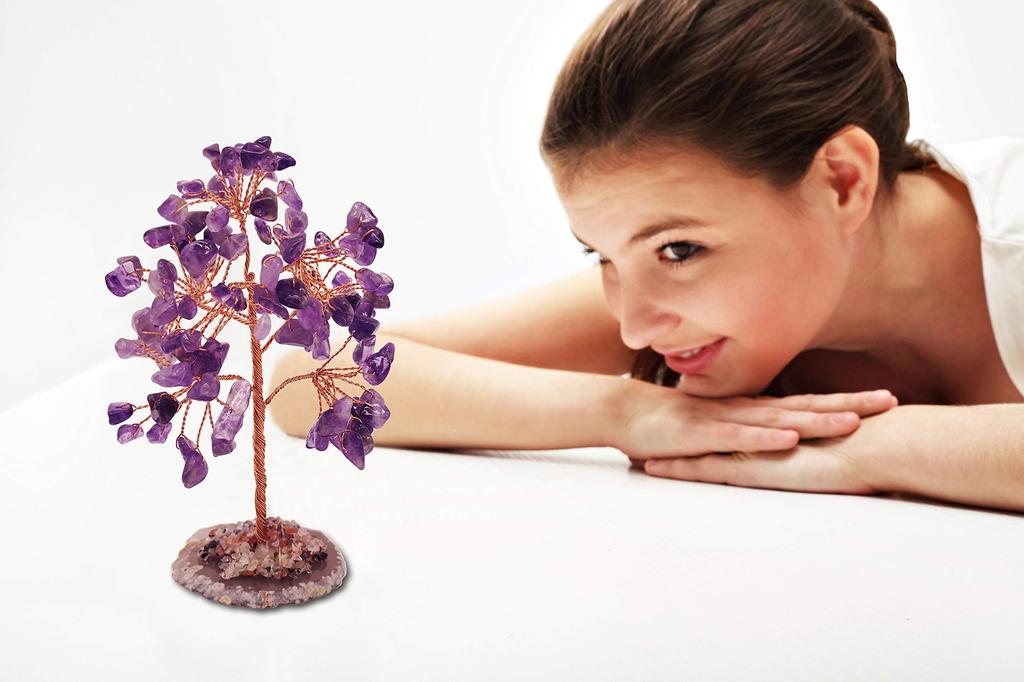 Mina Heal Naturstein Kraftstein Baum Geschäftserfolg Finanzglück Herzheilung Glücksstein Feng Shui Artikel für Wohnzimmer Schlafzimmer Einrichtung