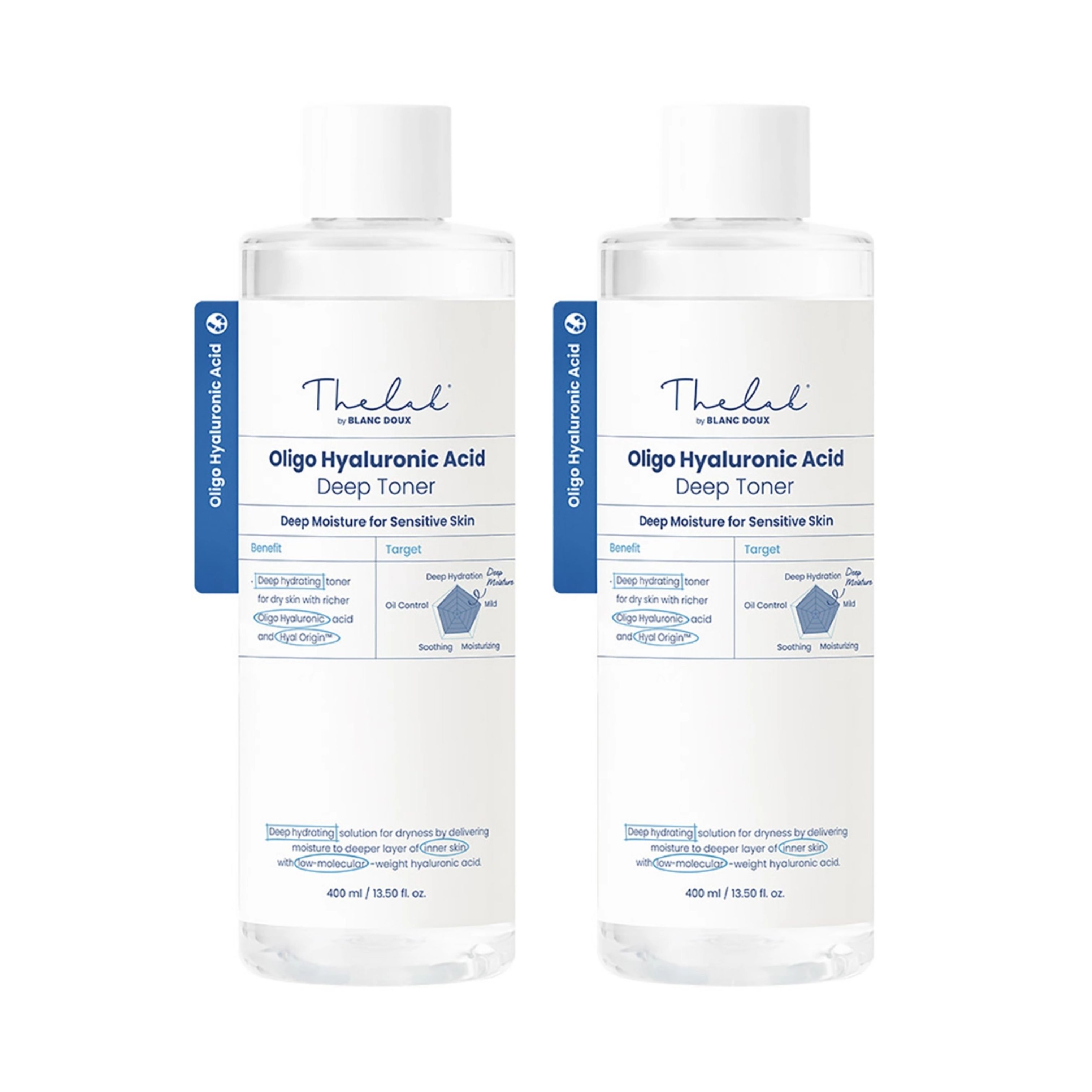 

The Lab By Blanc Doux Oligo Deep Toner 400ml x 2