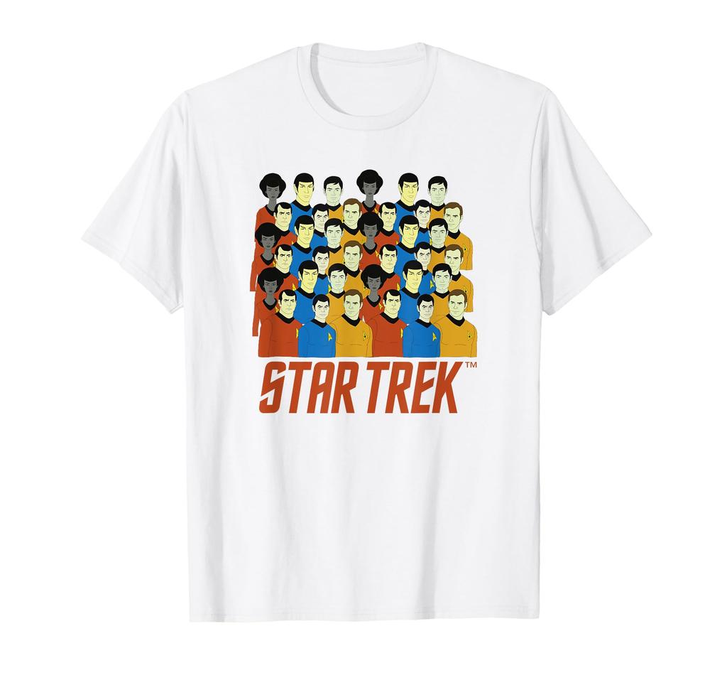 Star Trek The Animated Series Crew Lineup T-Shirt
