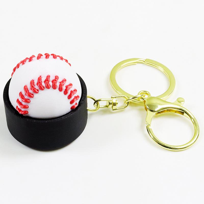 3D Tisk Sportovní Míč Clicker Klíčenka Basketbal Fotbal Tlačítko Fidget Hračka Kapesní Decompresní Nástroj Pro Stres