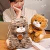 Stuffed Doll Simulation Cat Plush Toys Sitting Position Animal Cartoon Kitty Dolls  Car Decor