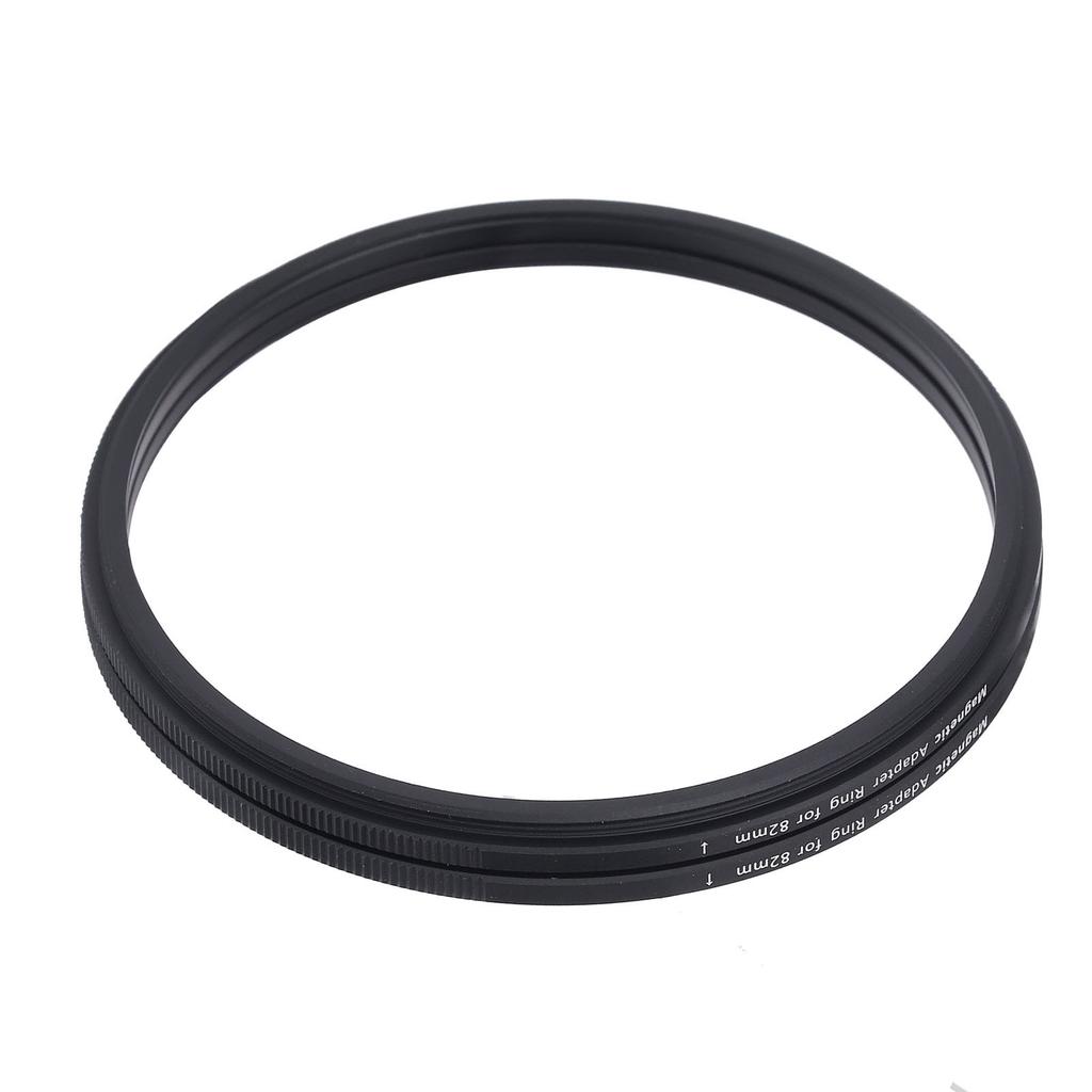 Magnetic Adapter Ring Kit 82mm‑82mm Metal Ring Adapter Convert Thread Filter to Magnetic Filter