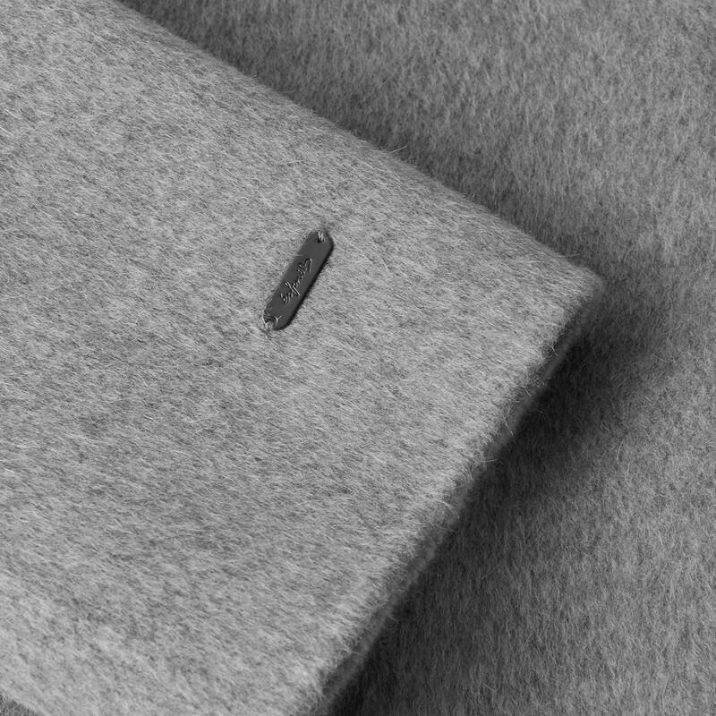 Eifini Women's Alpaca Wool Reversible Short Coat