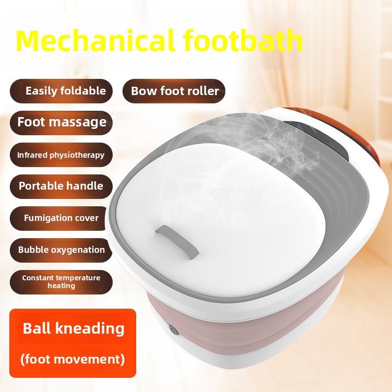 

Складная ванночка для ног Электрическая ванночка для мытья ног Инфракрасный нагрев Ведро для ванночки для ног Автоматическое углубление Массаж ног Водо- и электроотделение