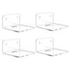 Clear Small Acrylic Shelf for Displaying For Figures Plants Photos Spices and Gadgets Multipurpose Space Efficient Storage