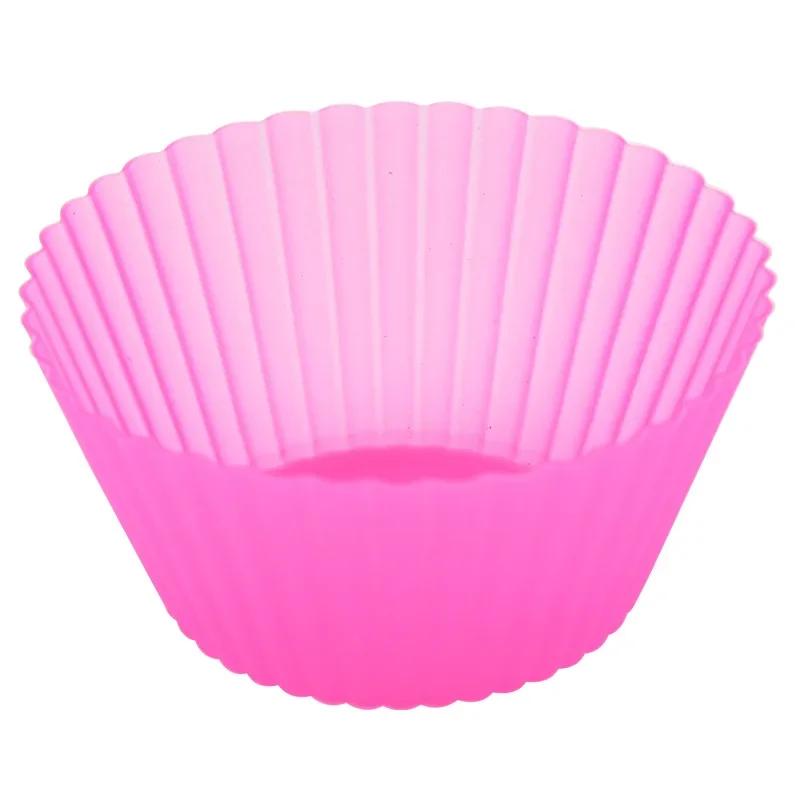 New 12 pcs Silicone Cupcake and Muffin Cup Cake Tool, Baking Silicone Mold for DIY Cupcake