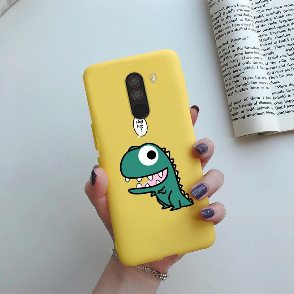For Xiaomi Pocophone F1 Case Cute Cactus Soft TPU Silicone Back Cover For Pocophone F1 F 1 Poco F1 Phone Case Fundas Coque Shell
