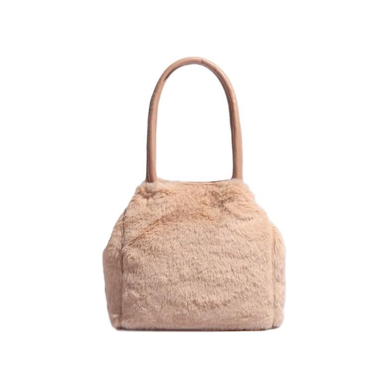 Plush Handbag for Women 2025 New Furry Cute Mini Handbag Korean Fashion Crossbody Bag