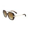 Ladies Brown Square Sunglasses 0bv8241kb 5496t5