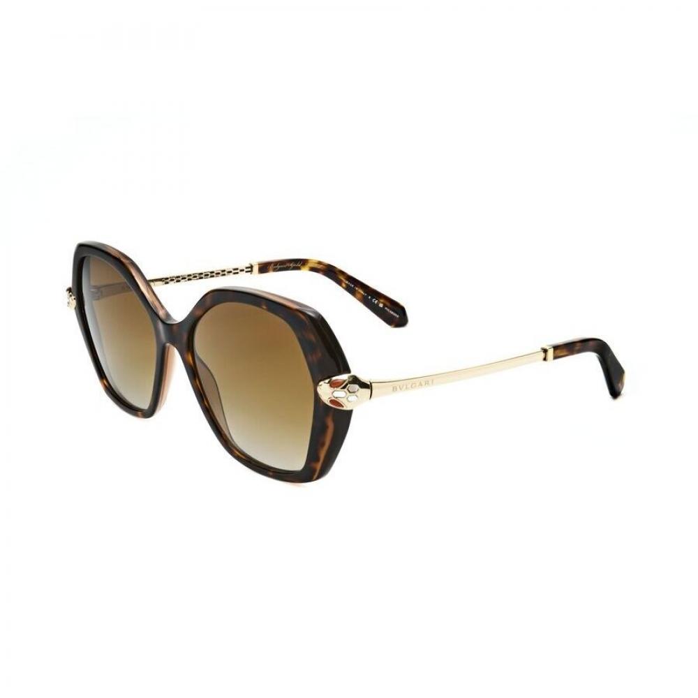 Ladies Brown Square Sunglasses 0bv8241kb 5496t5
