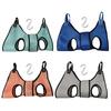 Pet Grooming Hammock Breathable Mesh Dog Grooming Sling Cat Restraint Hammock with Security Strap for Small Medium Dogs Cats Nail