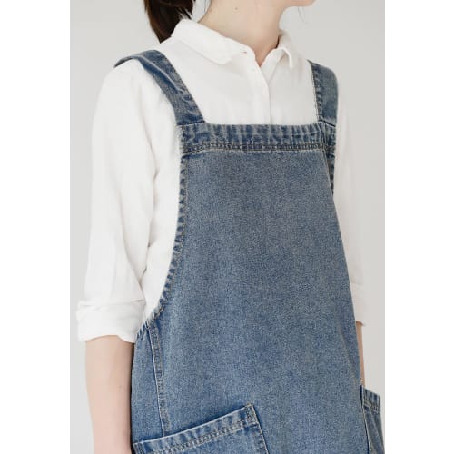 Very Berry Just Put It On Denim Apron, Unisex, Dark Blue
