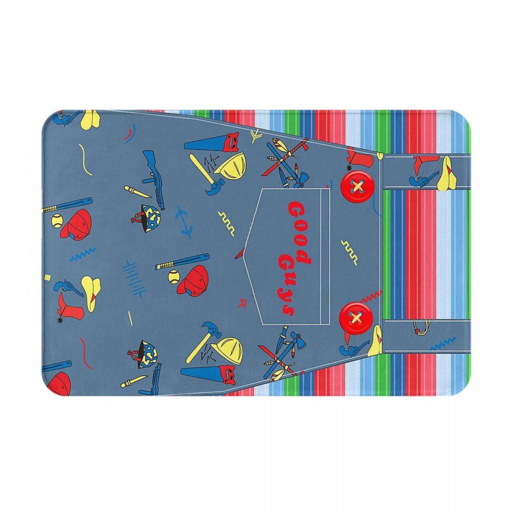 Good Guys Child's Play Chucky - Killer Doll Overalls Non-slip Doormat Water oil proof Carpet Rug for Kitchen Entrance Home Room