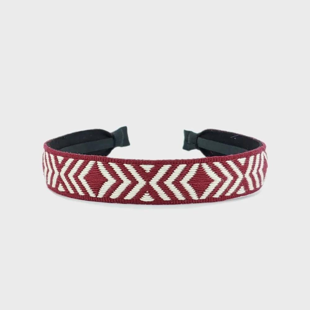 Lara Ethnic Hairband M Red LALAH577 3305796 D Beige