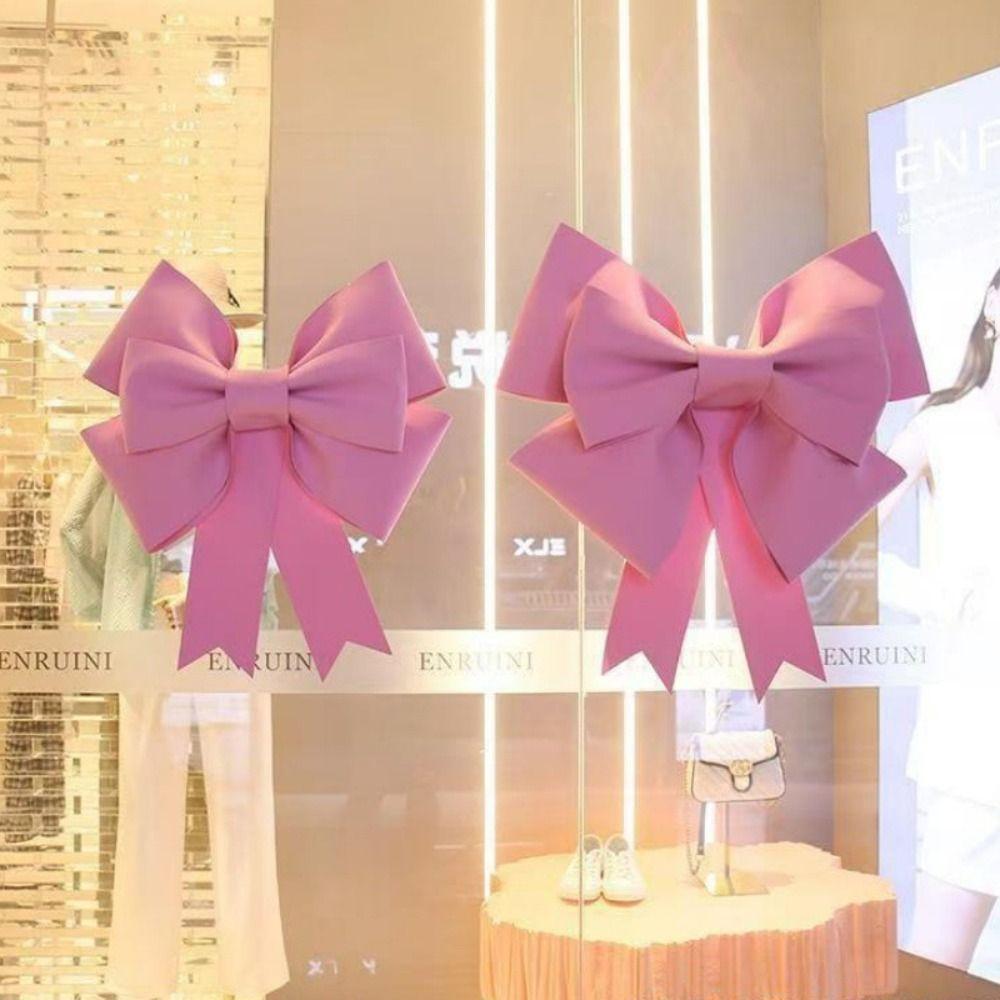 Eva Material Big Bow Large Size Diy Material Wall Decoration Spring Festival Style Festivity Design Outdoor Decoration