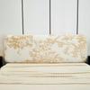 1 PC Headboard Cover Elastic Jacquard Bedside Cover for Bed In Bedroom Easy To Clean Headboard Cover A Pattern of Fancy Trees