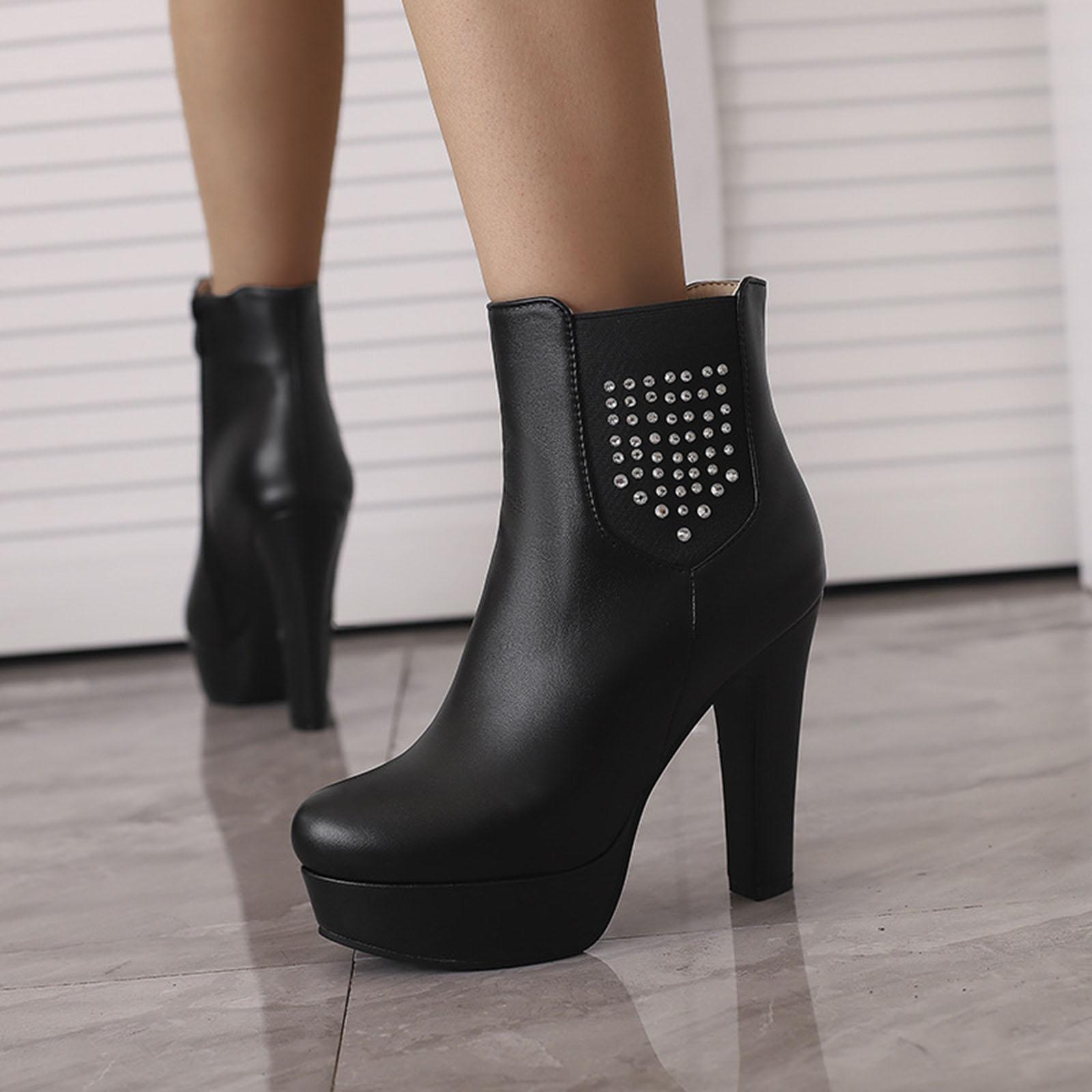 Temperament Platform Booties For Womens Fashion