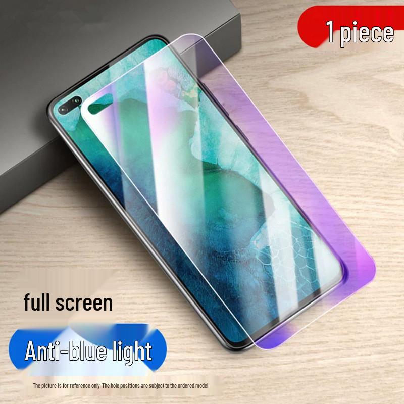 Honor V30 Pro/V20 Gehärtetes Glas: Blaulichtfilter, Augenschutz, Anti-Fingerabdruck, Blickschutz, Staubfrei