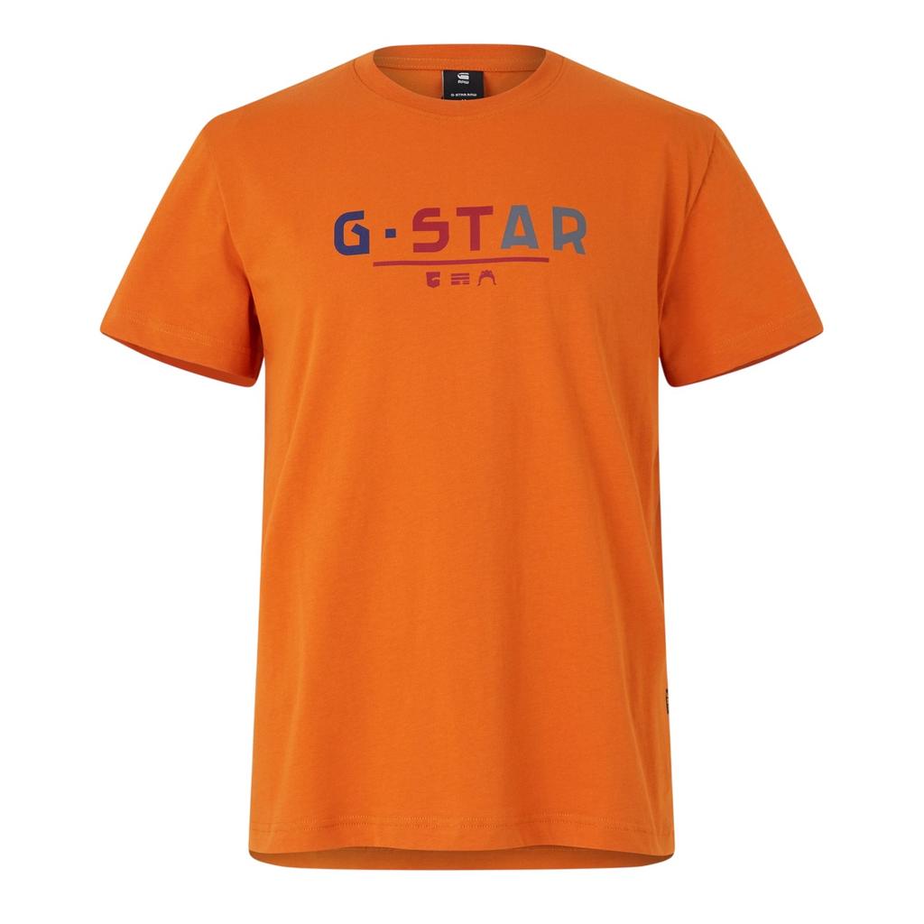 G-Star Mens Multi Logo Organic Cotton Straight T-Shirt