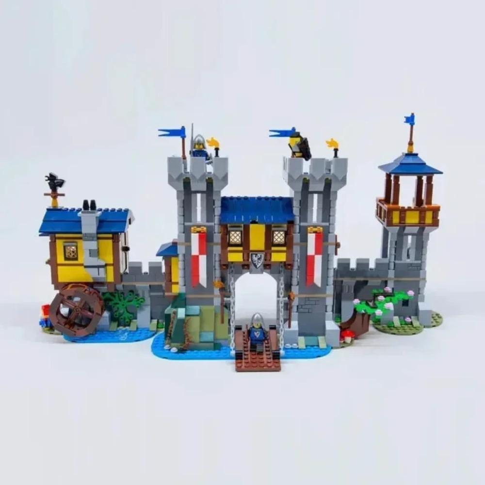 2024 NEW 1426pcs Medieval Castle Building Blocks Assembling Fit 31120 Bricks Model Toys for Children Birthday Gift Set