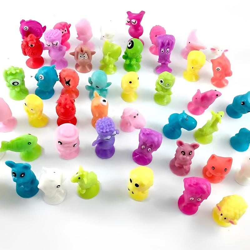 10/30/60pcs Little Suckers Teaching Incentive Supplies Assembled Sucker Suction Cup Mini Monster Sucker Capsule Model TMZ