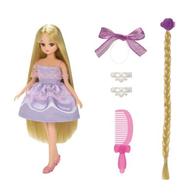 TAKARA TOMY Licca-chan Doll LD-12 Long Hair Stylish Set Dress-up Play Toy Ages 3+