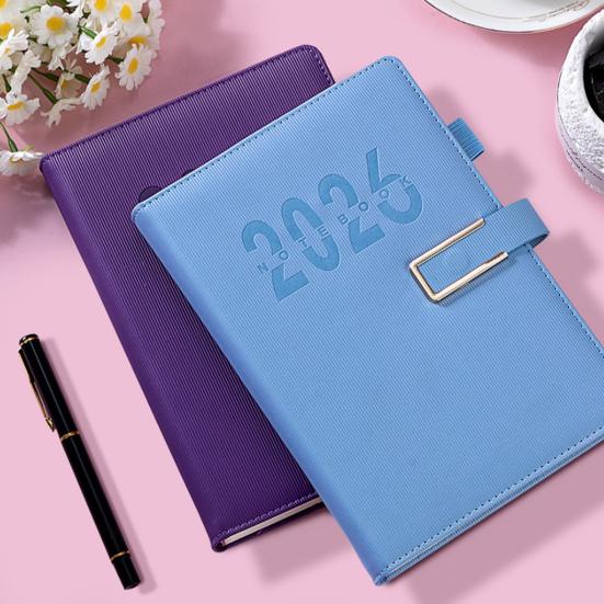 2026 Denní plánovač 12měsíční týdenní a měsíční organizér s inspirativními citáty A5 produktivní zápisník pro práci, školu, sledování cílů