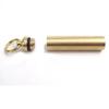 Key Chain Delicate Hot Sale Waterproof Box Capsule Brass Holder Medicine Pill Bottle Outdoor