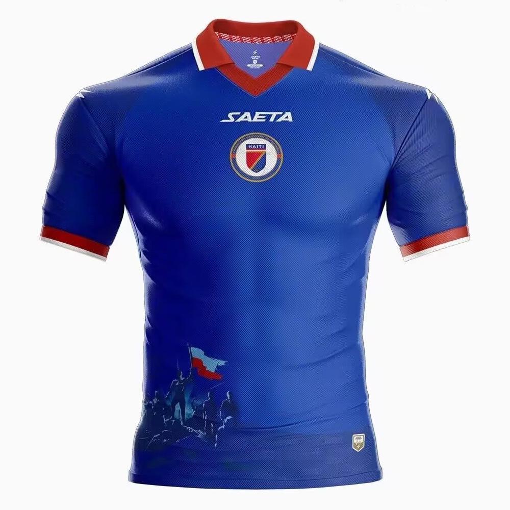 

Haiti National Team Men s World Cup Jersey - Adult Football Shirt Double Extra Large