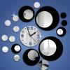 Creative Style Multi-circles Acrylic Round Wall Clock for Home Wall Decoration DIY Art