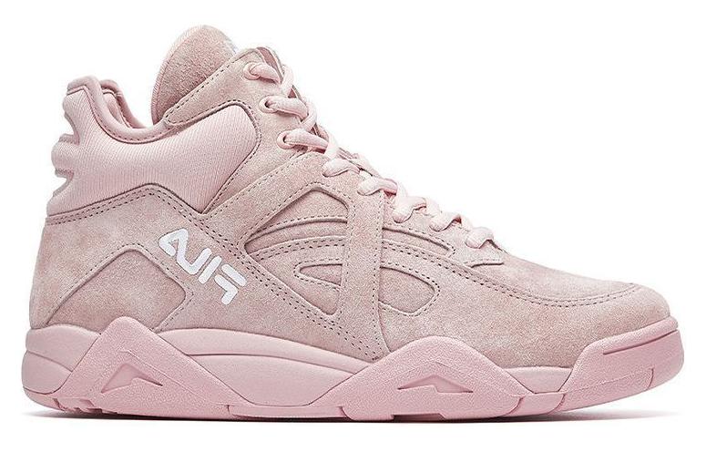 Women's Sneakers FILA Cage Synthetic Leather Cushioning Abrasion Resistant Coverage Mid Top Vintage