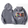 Rauw Alejandro Album Cover Print Hoodies Men's Clothing Fashion Hip Hop Street Sweatshirts Unisex Casual Fleece Oversized Hoodie