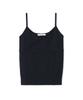 MILLO WOMEN Whole Sleeveless Knit Top [Deep Navy]