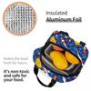 Vibrant Japanese Koi Fish Ripple Insulated Lunch Bag for Kids School Cooler Thermal Food Box Tote Portable Lunch Boxes Container