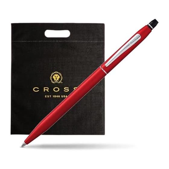 CROSS Click Red Ballpoint Pen, Medium Point, AT0622-119