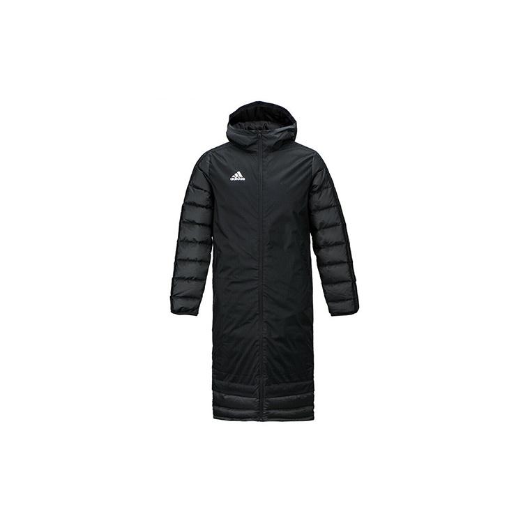 adidas Long Hooded Down Jacket Black Men s BQ6590 S